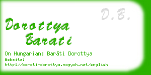 dorottya barati business card